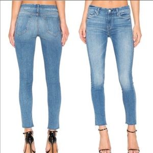 Mother The Looker Ankle Fray Jeans Au Revoir 26